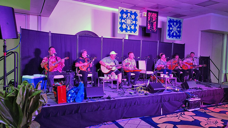 Kumus Performing For Campers