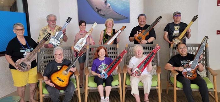 Aloha Music Camp Steel Guitar Students