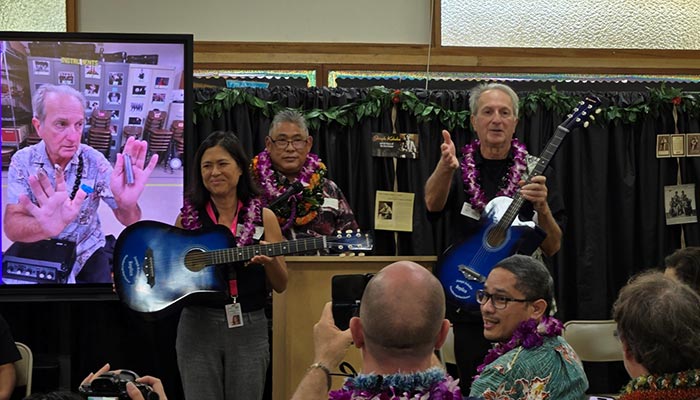 Dan Tremblay with Kāpalama School Staff