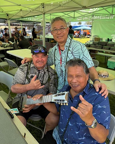 Sonny Lim, Alan Akaka, and Bobby Ingano